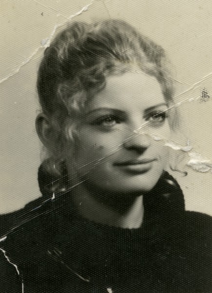 High-school ID photograph of Jadwiga Kaminska 