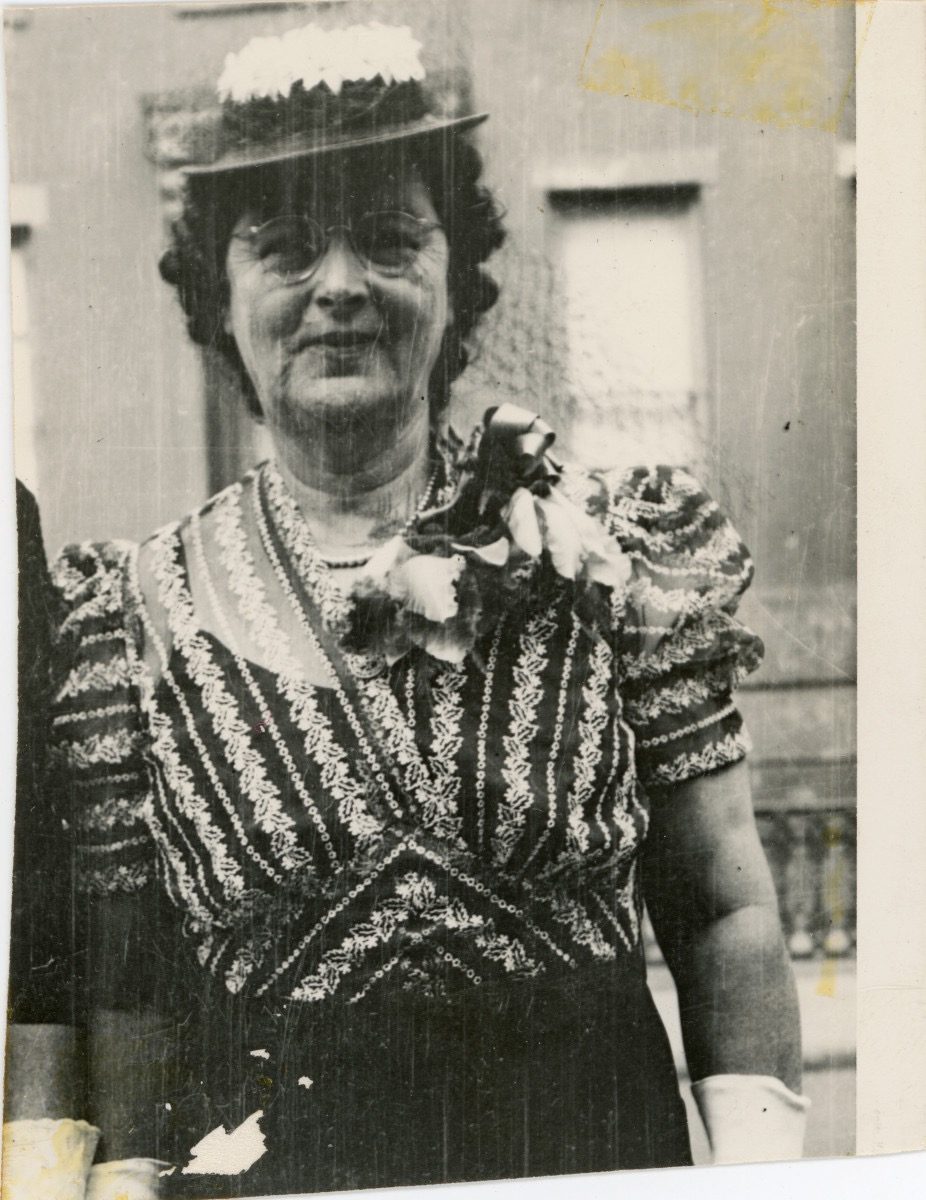 McDermott // Washington DC :: Mary Jane [Eames] Timoney, Brooklyn, at the wedding of Helen in 1946