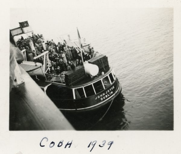 Arriving at Cobh, 1939